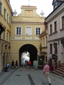Our hotel is on the right of this picture, just inside the entrance gate to the old town