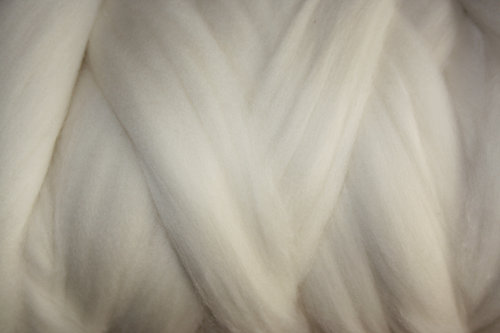 White Merino Wool Top